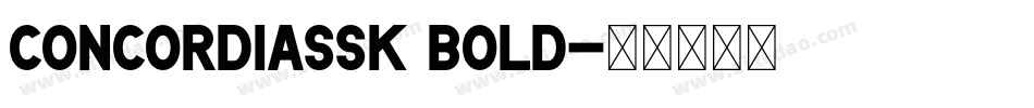 ConcordiaSSK Bold字体转换